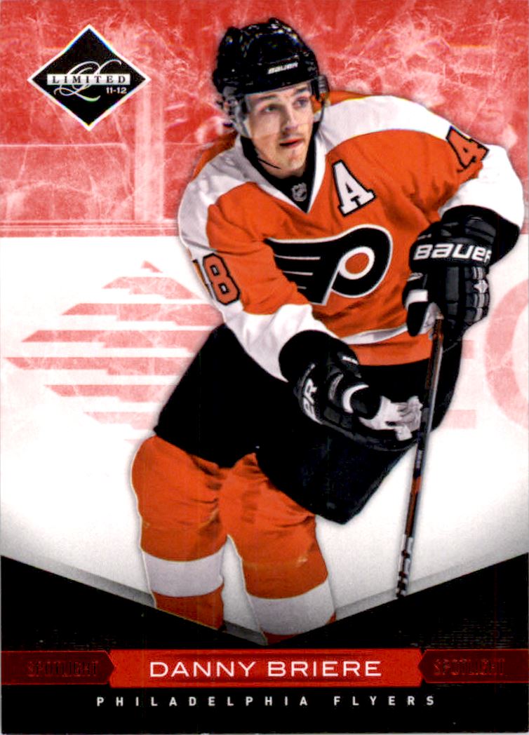 2011-12 Limited Ruby Spotlight #76 Danny Briere