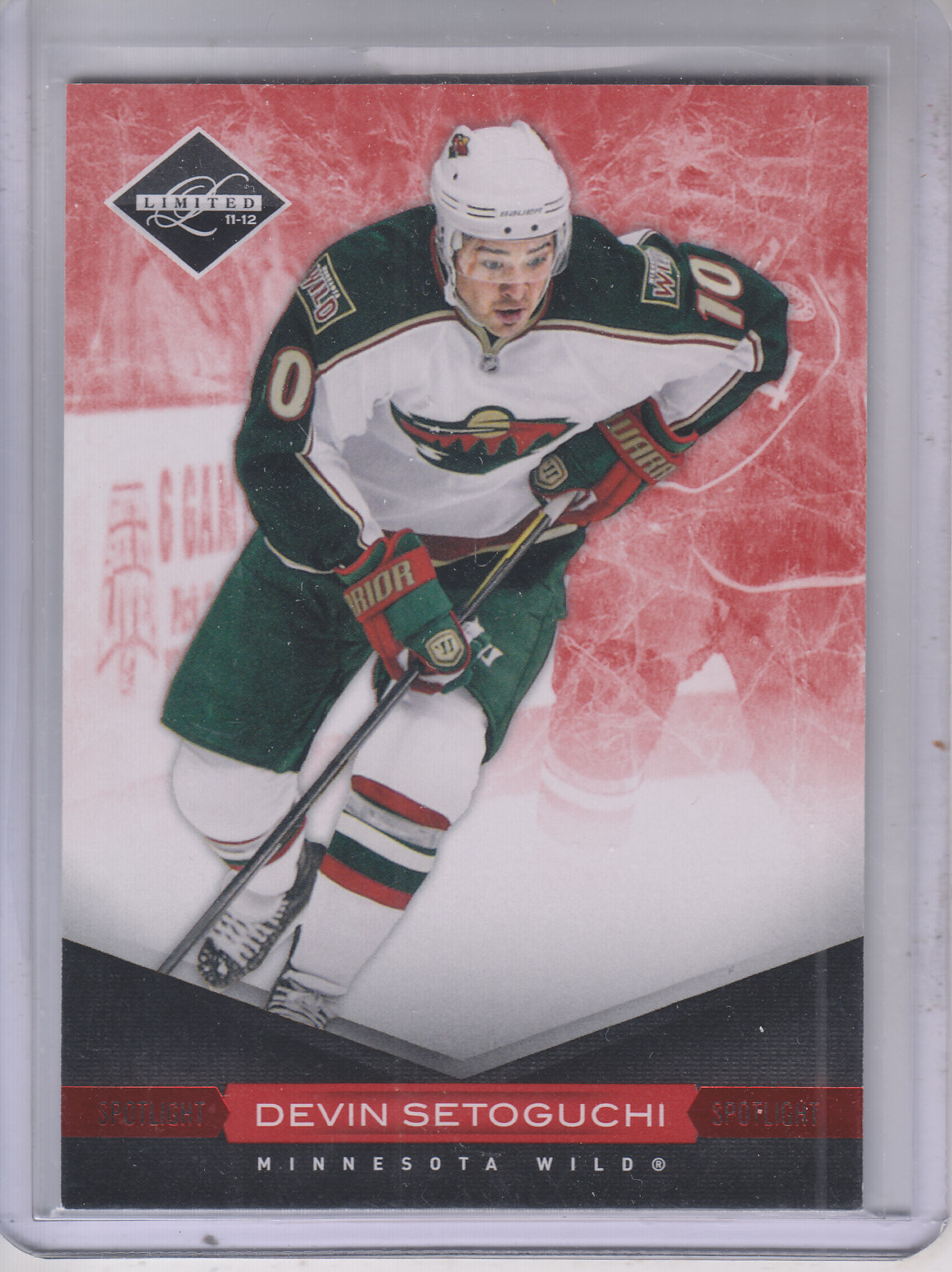 2011-12 Limited Ruby Spotlight #169 Devin Setoguchi