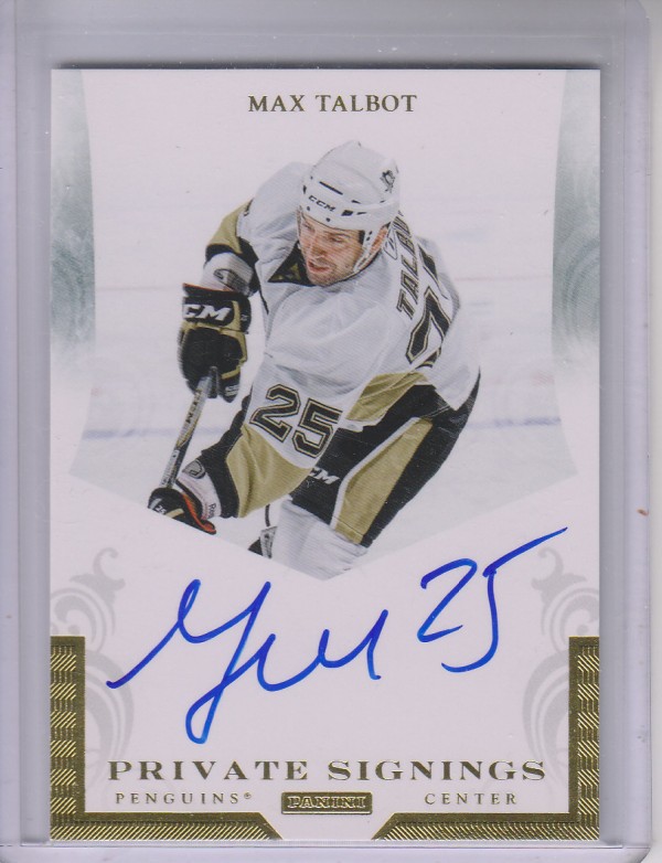 2011-12 Panini Private Signings #MT Max Talbot