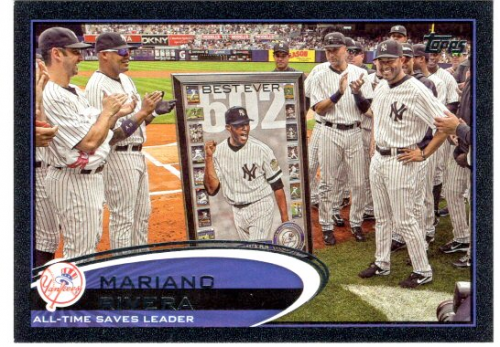 2012 Topps All-Time Saves Leader Mariano Rivera #109 New York