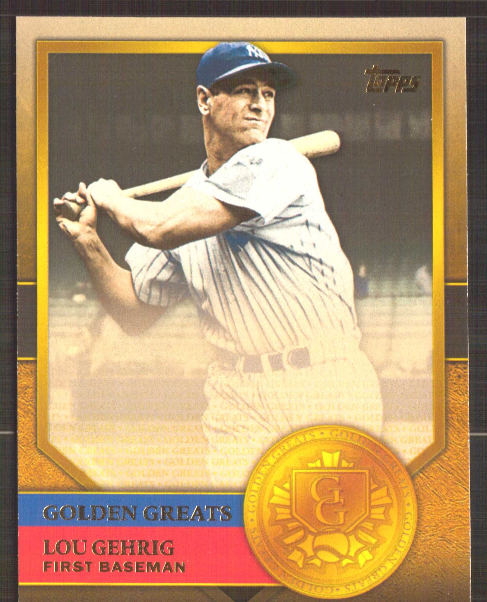 2012 Topps Golden Greats #GG2 Lou Gehrig