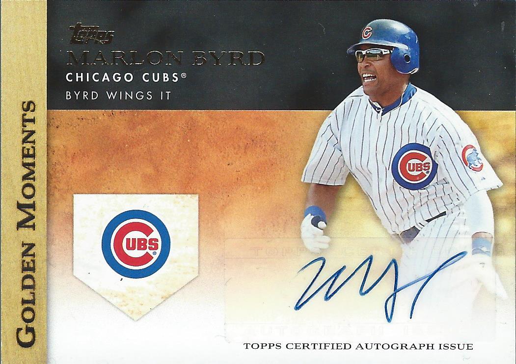 2012 Topps Golden Moments Autographs #MBY Marlon Byrd