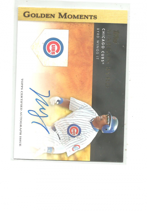 2012 Topps Golden Moments Autographs #MBY Marlon Byrd