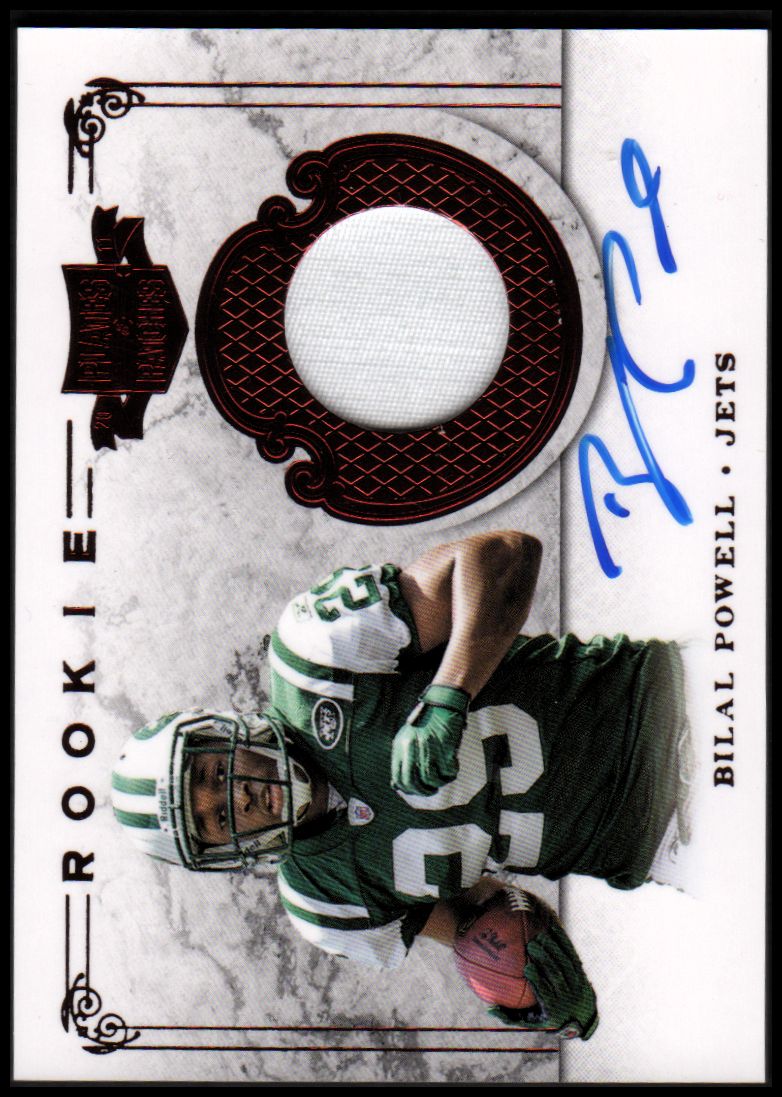 2011 Panini Plates and Patches #234 Bilal Powell JSY AU/499 RC