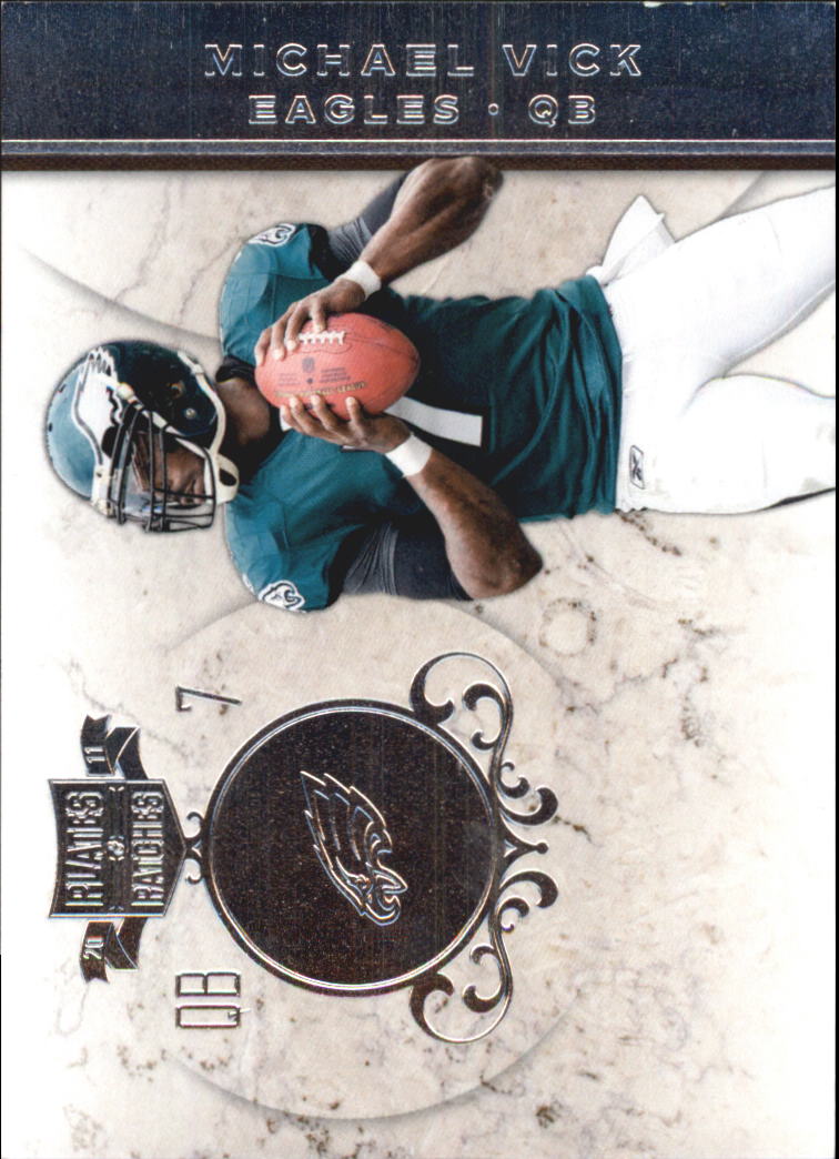 2011 Panini Plates and Patches Silver #7 Michael Vick