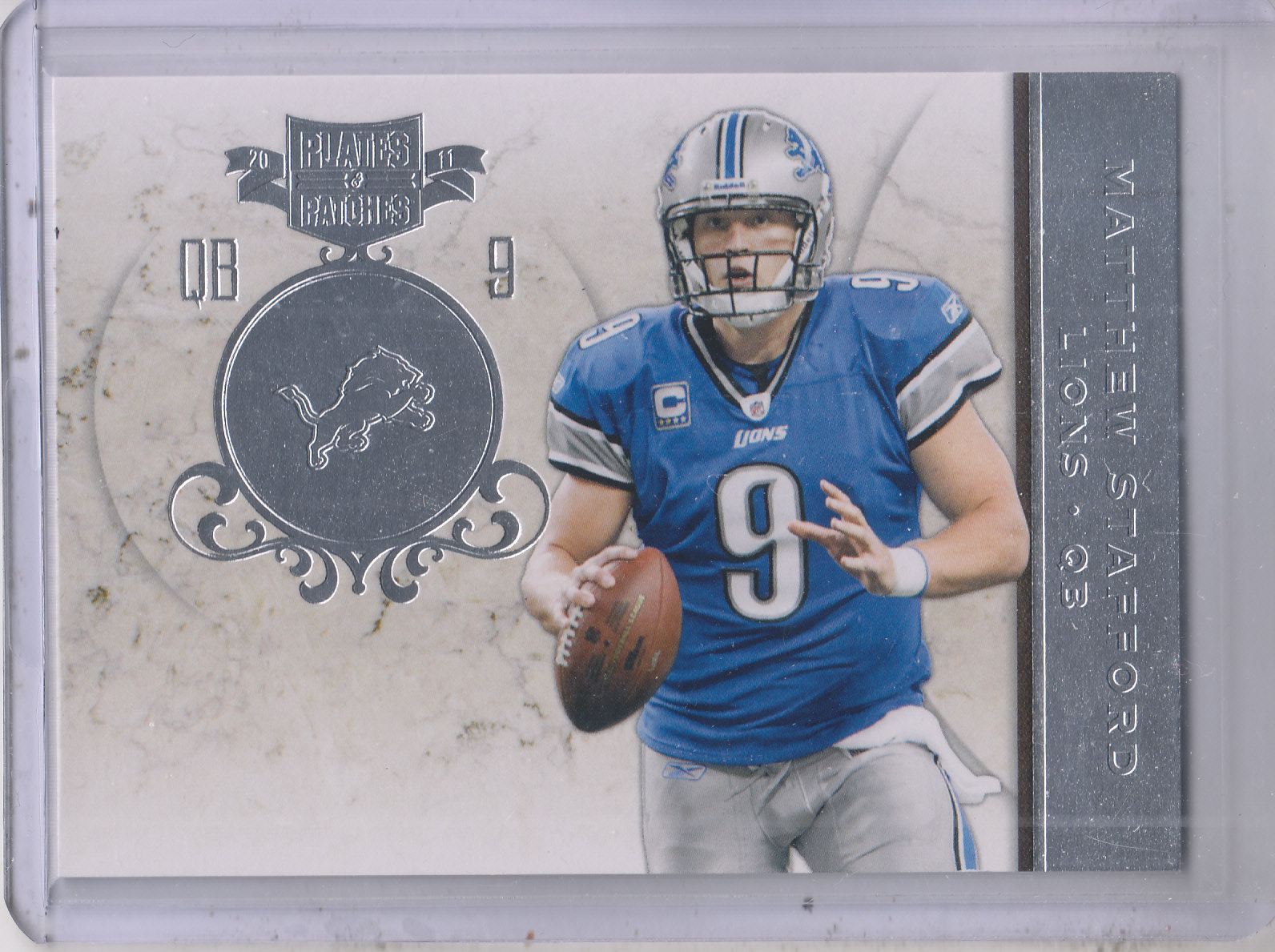 2011 Panini Plates and Patches Silver #46 Matthew Stafford