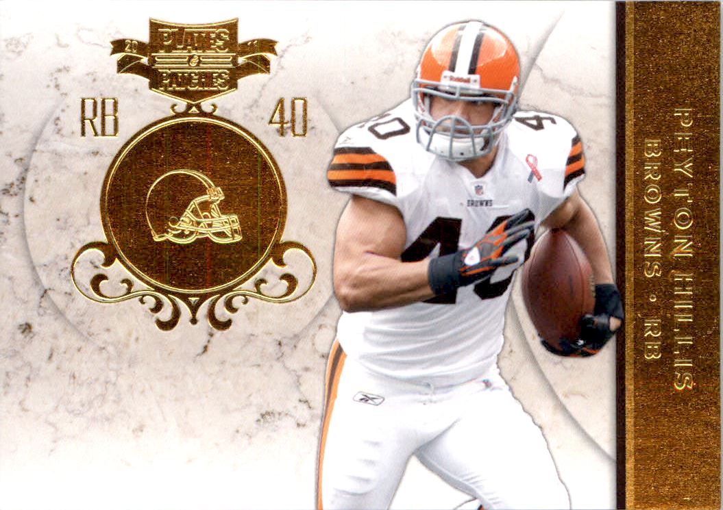 2011 Panini Plates and Patches Gold #40 Peyton Hillis