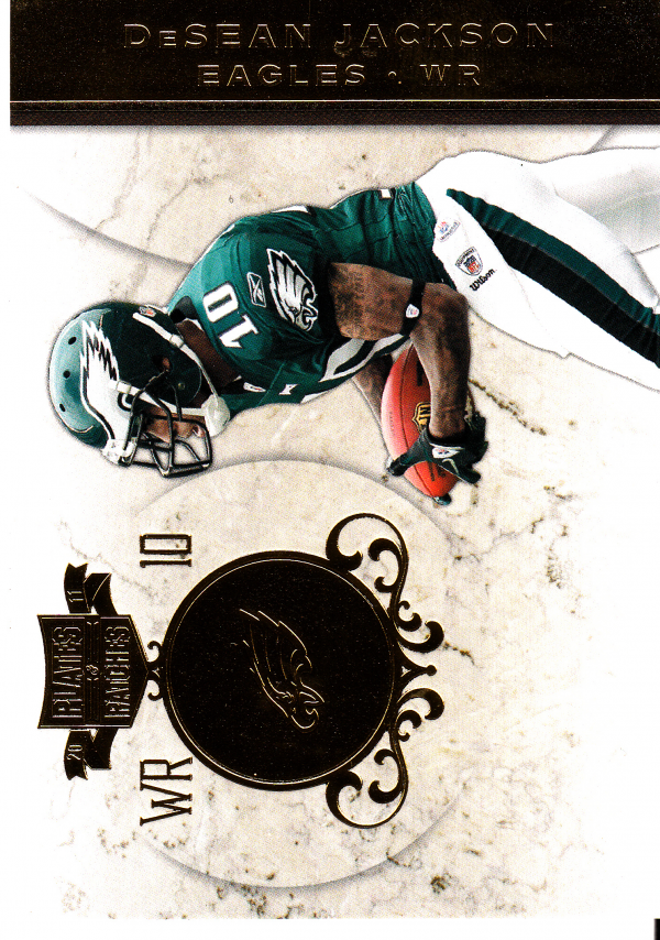 2011 Panini Plates and Patches Gold #50 DeSean Jackson