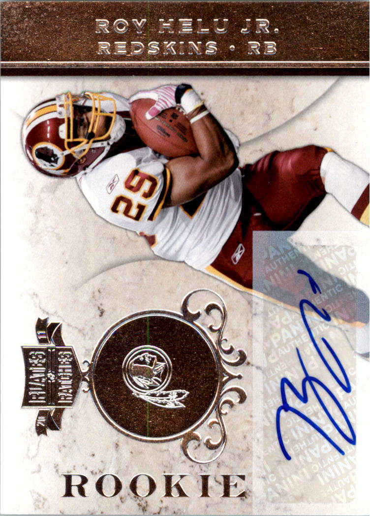 2011 Panini Plates and Patches Signatures Silver #167 Roy Helu/55