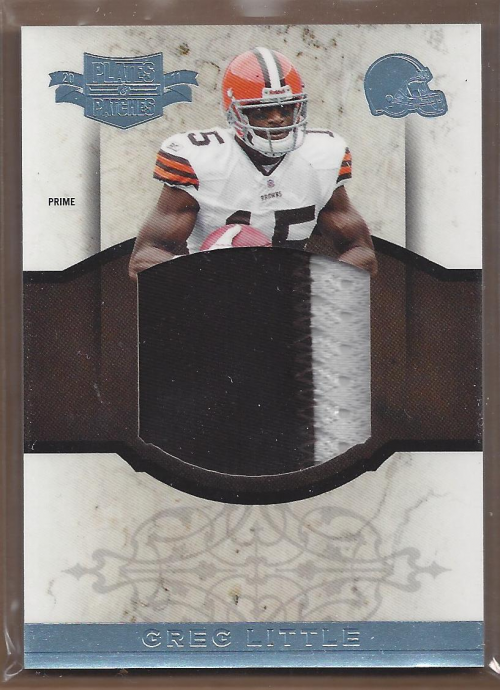 2011 Panini Plates and Patches Rookie Jumbo Materials Prime #14 Greg Little