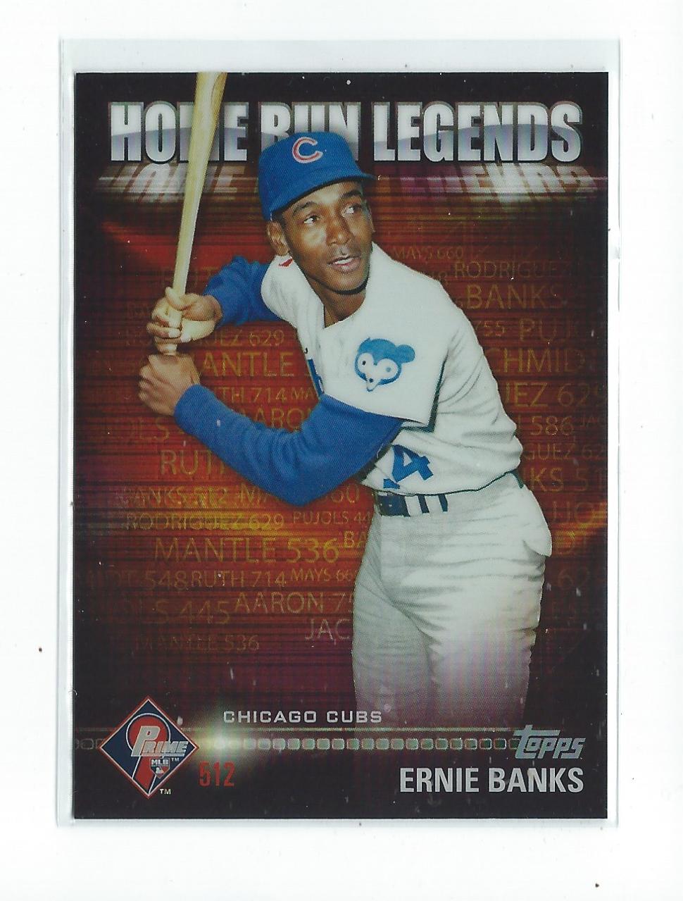 2012 Topps Prime Nine Home Run Legends #HRL7 Ernie Banks