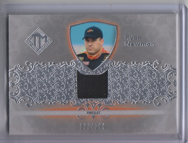 2012 Total Memorabilia Single Swatch Silver #TMRN Ryan Newman/299