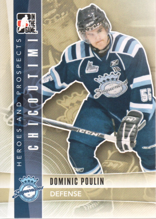 2011-12 ITG Heroes and Prospects #48 Dominic Poulin CP