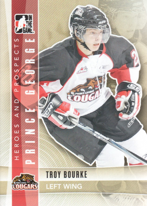 2011-12 ITG Heroes and Prospects #85 Troy Bourke CP