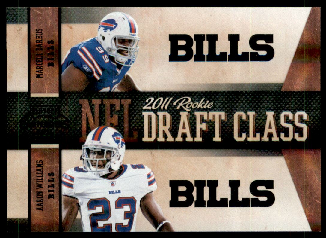 2011 Playoff Contenders Draft Class Black #3 Marcell Dareus/Aaron Williams