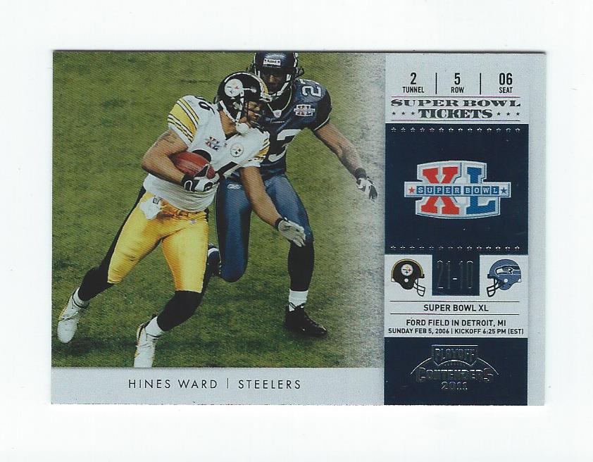 2011 Playoff Contenders Football Super Bowl Tickets Insert Singles - You Choose - Bild 8 von 19