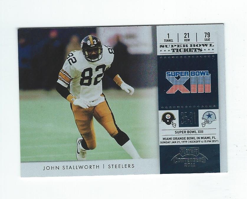 2011 Playoff Contenders Football Super Bowl Tickets Insert Singles - You Choose - Bild 18 von 19