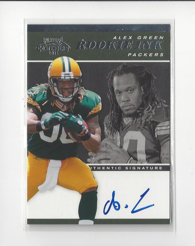 2011 Playoff Contenders Rookie Ink #32 Alex Green/100*
