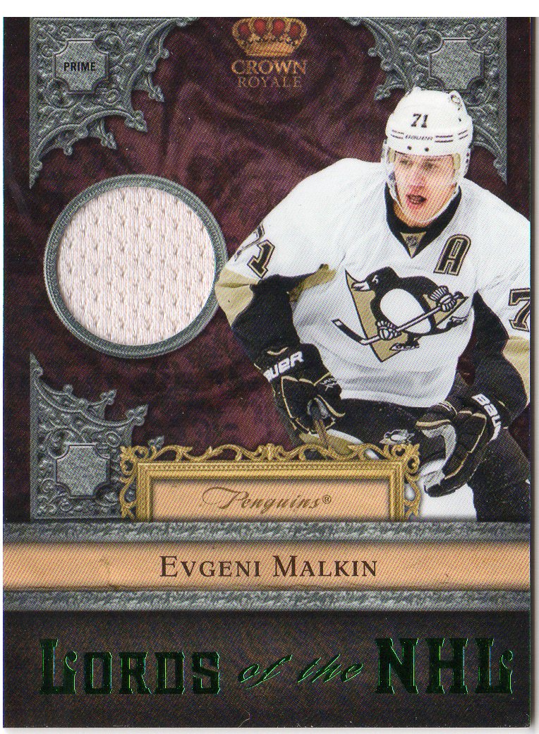 2011-12 Crown Royale Lords of the NHL Materials #8 Evgeni Malkin