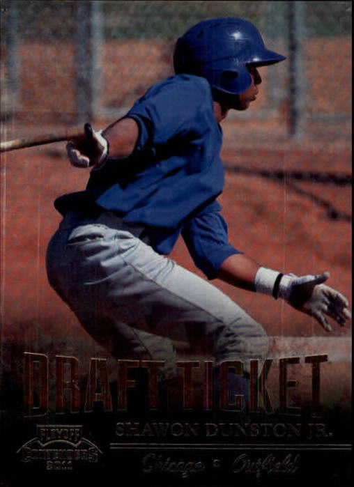 2011 Playoff Contenders Draft Ticket Crystal Collection #DT67 Shawon Dunston Jr.