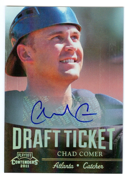 2011 Playoff Contenders Draft Ticket Autographs #DT50 Chad Comer