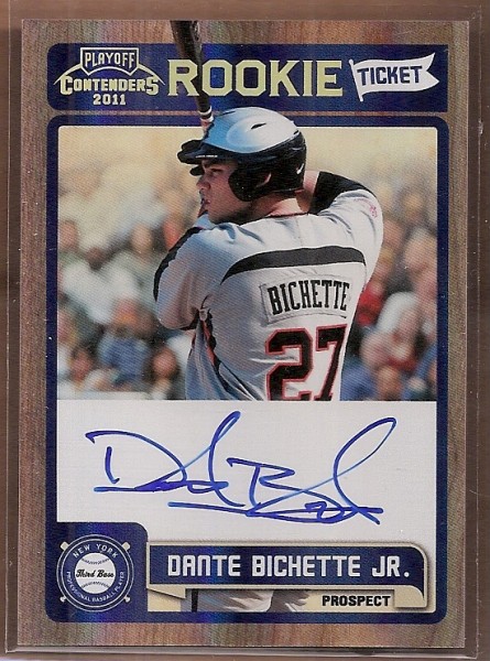 2011 Playoff Contenders Rookie Ticket Autographs #RT39 Dante Bichette Jr. -  Auto - NM-MT