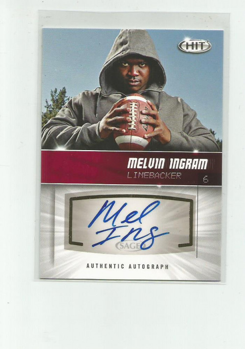 2012 SAGE HIT Autographs #A16 Melvin Ingram