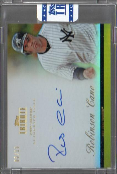 2012 Topps Tribute Autographs Gold #RC1 Robinson Cano