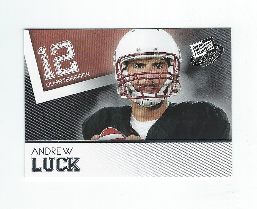 2012 Press Pass #30 Andrew Luck