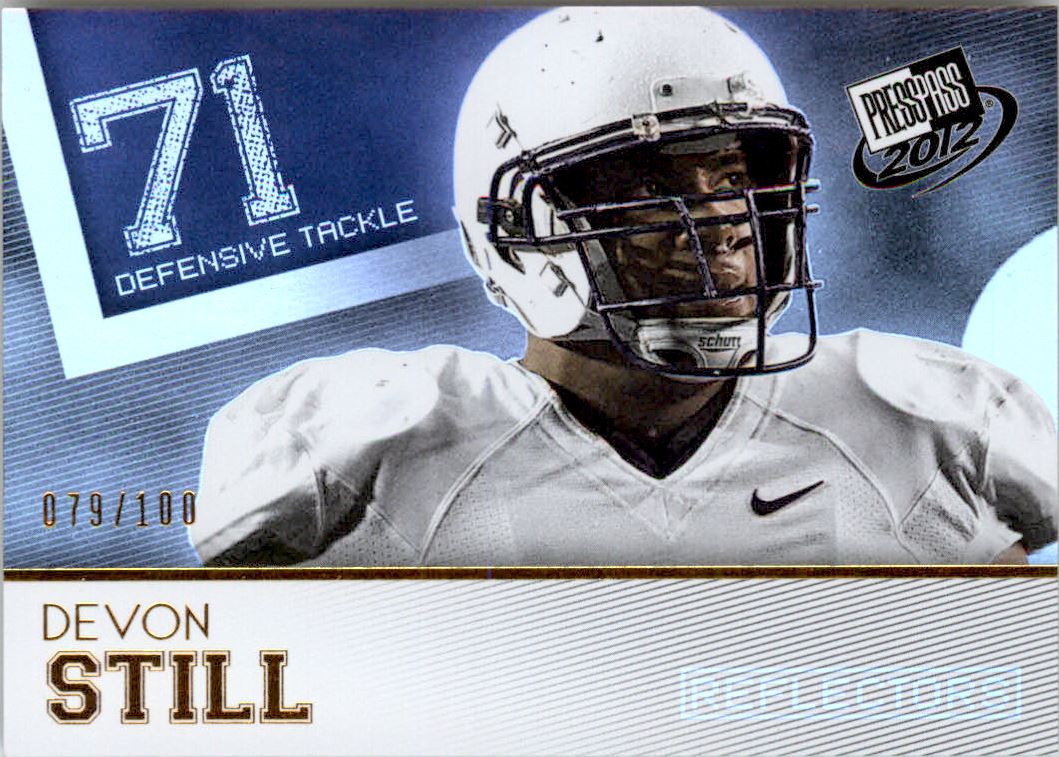 2012 Press Pass Reflectors Proof #44 Devon Still