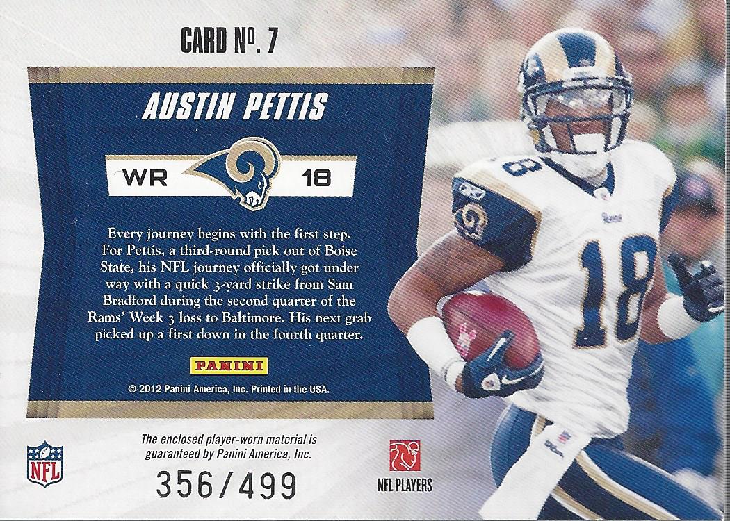 2011 Totally Certified Future Materials #7 Austin Pettis back image