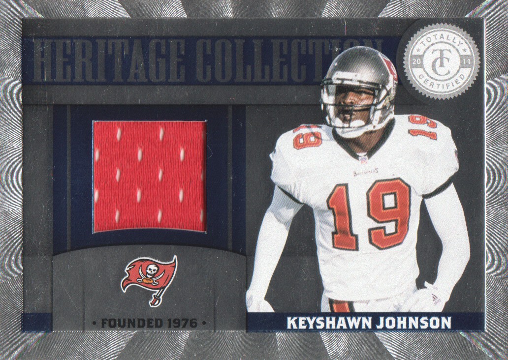 2011 Totally Certified Heritage Collection Jerseys #44 Keyshawn Johnson/249