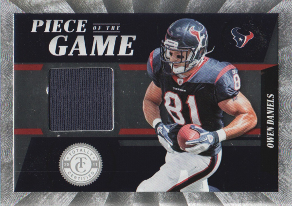 2011 Totally Certified Piece of the Game #64 Owen Daniels/149