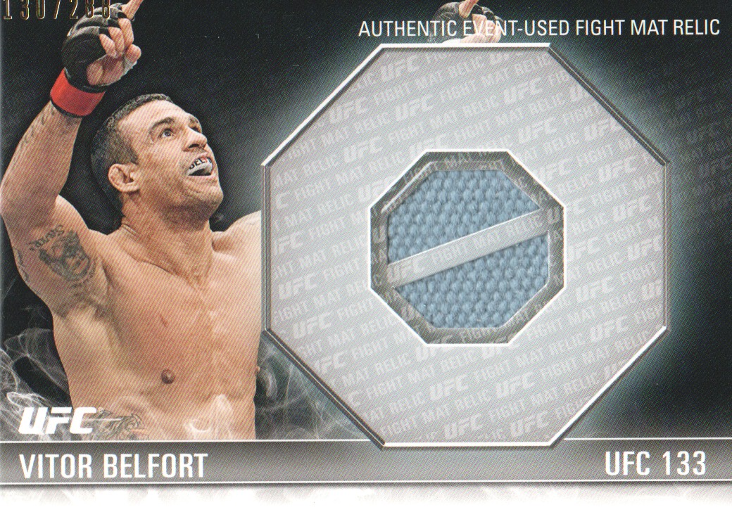 2012 Topps UFC Knockout Fight Mat Relics #FMVB Vitor Belfort