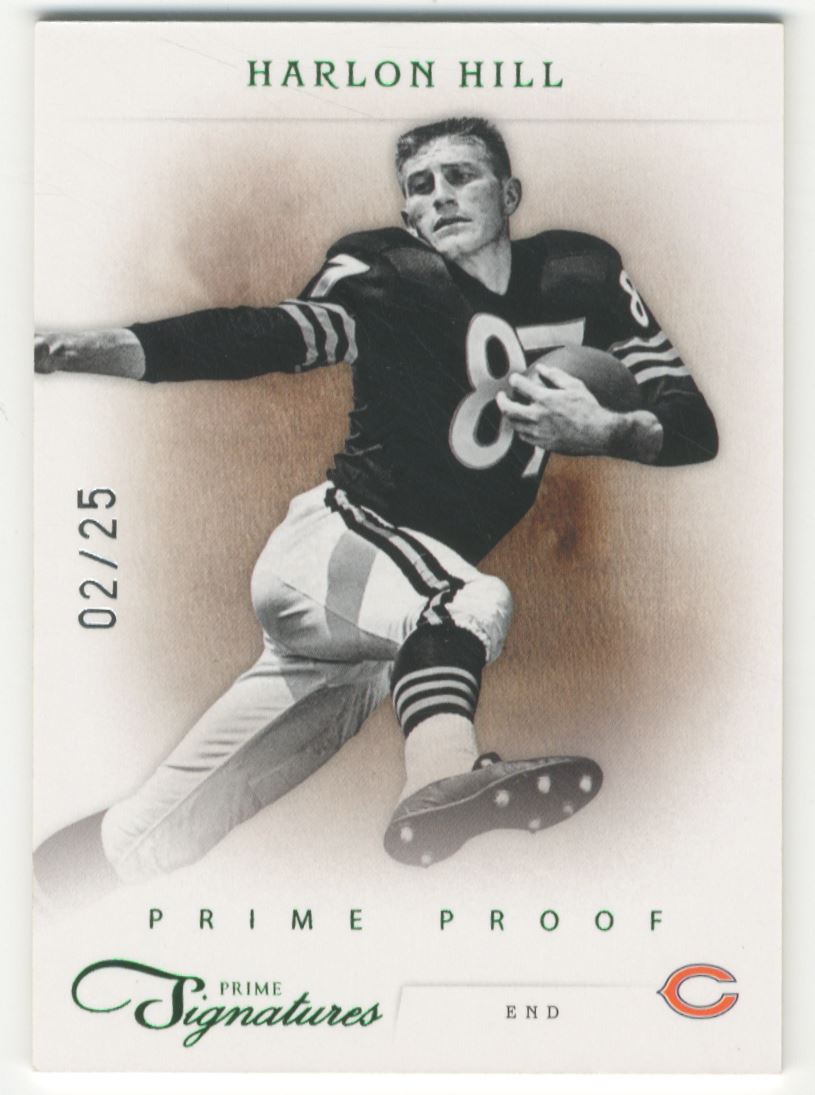 2011 Prime Signatures Prime Proof Green #73 Harlon Hill