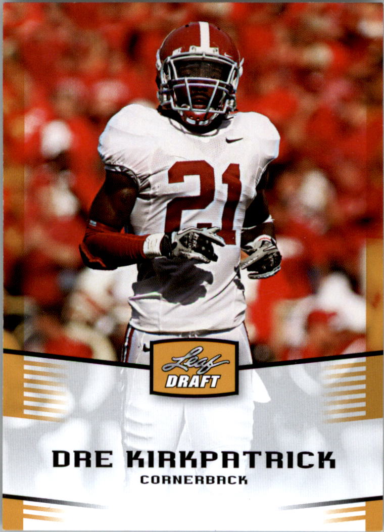 2012 Leaf Draft Gold #17 Dre Kirkpatrick