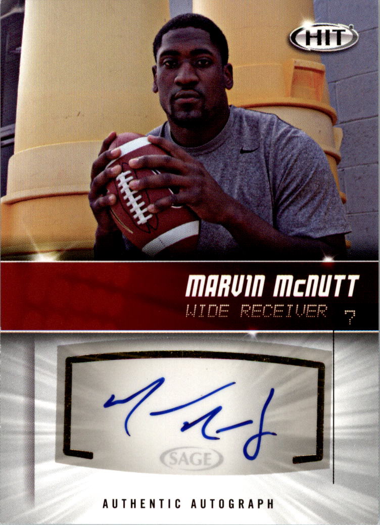2012 SAGE HIT Autographs #A77 Marvin McNutt