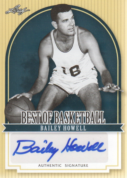 2011-12 Leaf Best of Basketball Autographs #BH1 Bailey Howell