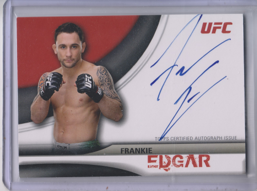 2010 Topps UFC Knockout Full Contact Autographs #FCRFE Frankie Edgar/(issued in 2012 Knockout)