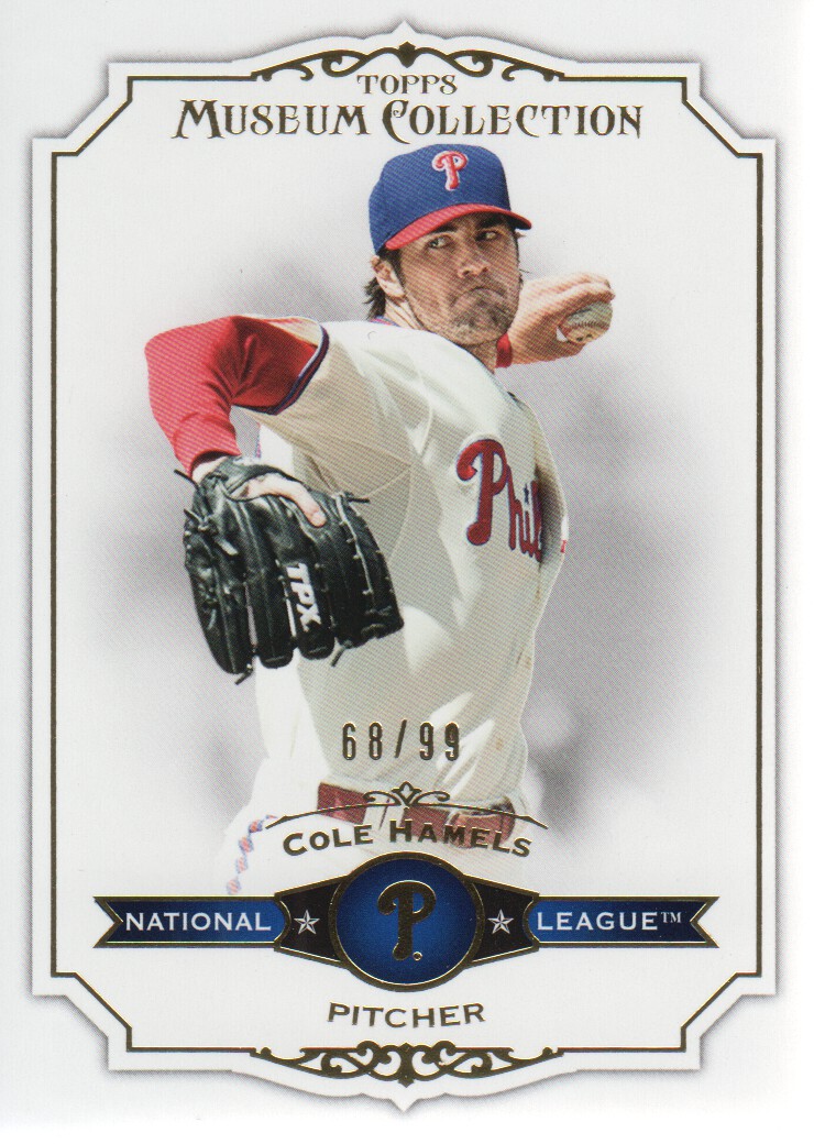 2012 Topps Museum Collection Blue #9 Cole Hamels