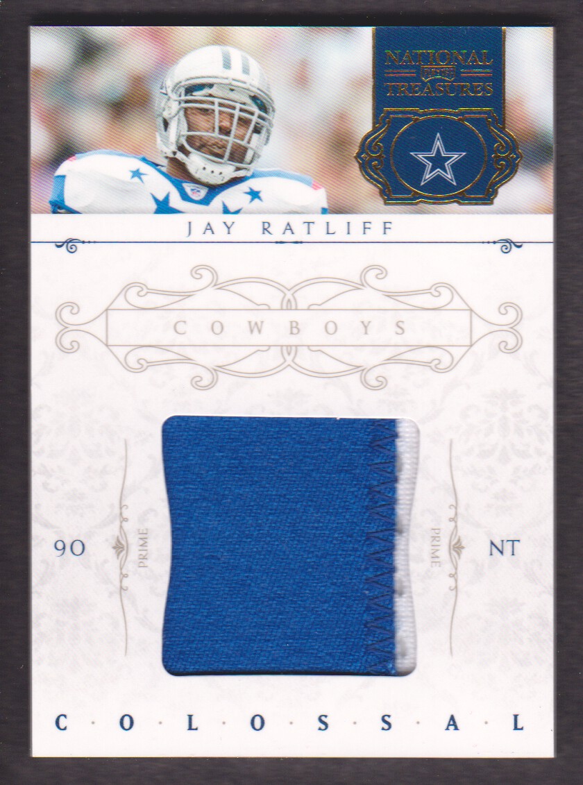 2011 Playoff National Treasures Colossal Materials Prime #58 Jay Ratliff/49