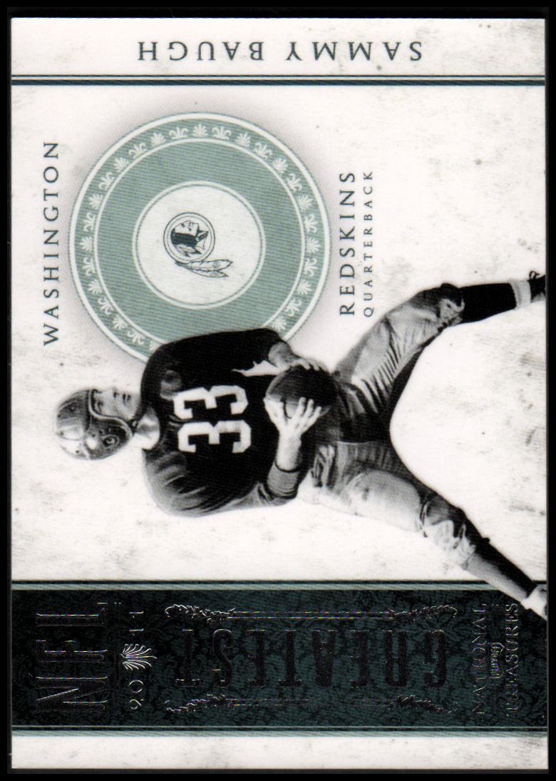 2011 Playoff National Treasures NFL Greatest #26 Sammy Baugh