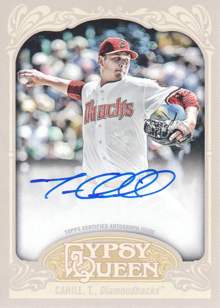 2012 Topps Gypsy Queen Autographs #TC Trevor Cahill