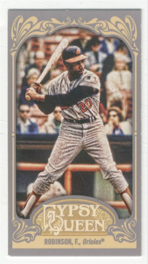 2012 Topps Gypsy Queen Mini Gypsy Queen Back #255 Frank Robinson