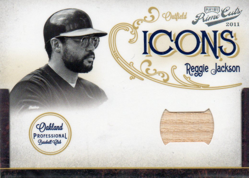 2011 Prime Cuts Icons Bats #29 Reggie Jackson/99