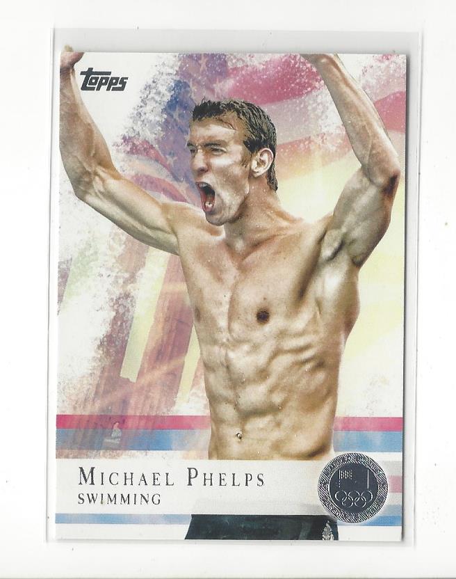 2012 Topps U.S. Olympic Team Silver #100 Michael Phelps