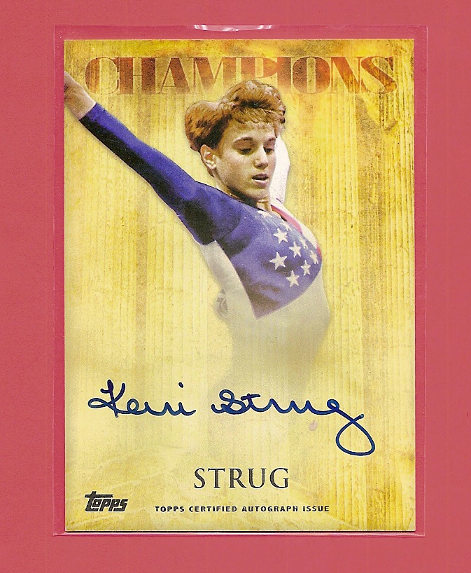 2012 Topps U.S. Olympic Team Champions Autographs #OCAKS Kerri Strug