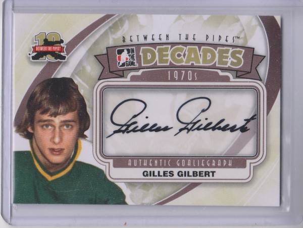 2011-12 Between The Pipes Autographs #AGG Gilles Gilbert DEC