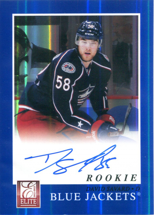 2011-12 Elite Rookie Autographs #248 David Savard