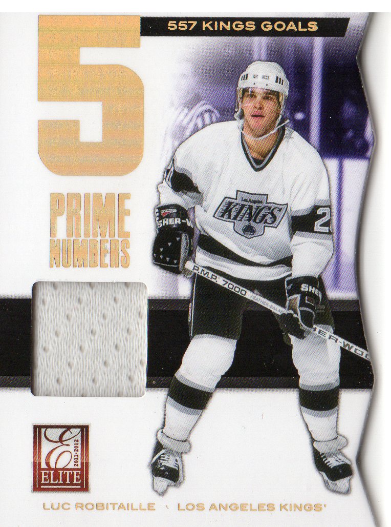 2011-12 Elite Prime Number Jerseys #10 Luc Robitaille/500*
